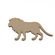 Wooden Lion MDF Safari Animal Craft Shapes - Laserworksuk