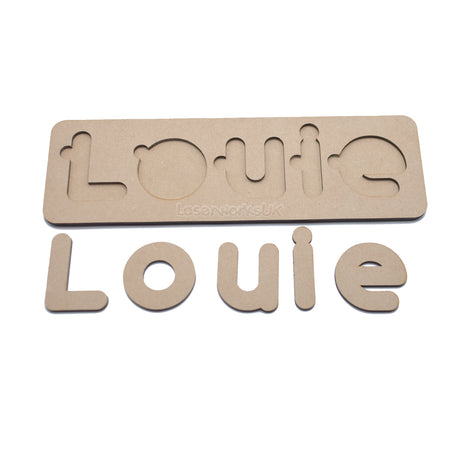 Personalised Baby Name Puzzles to Decorate - LaserworksUK