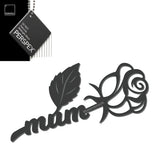 Acrylic Mothers Day Rose - Laserworksuk