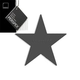 Star Shaped Acrylic Blanks - 25cm