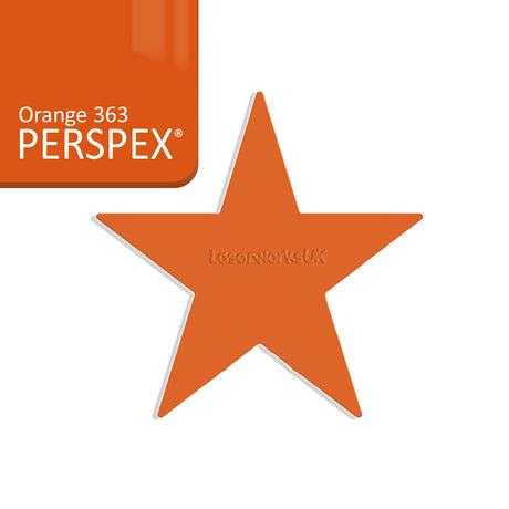 Star Shaped Acrylic Blanks - 25cm - Laserworksuk