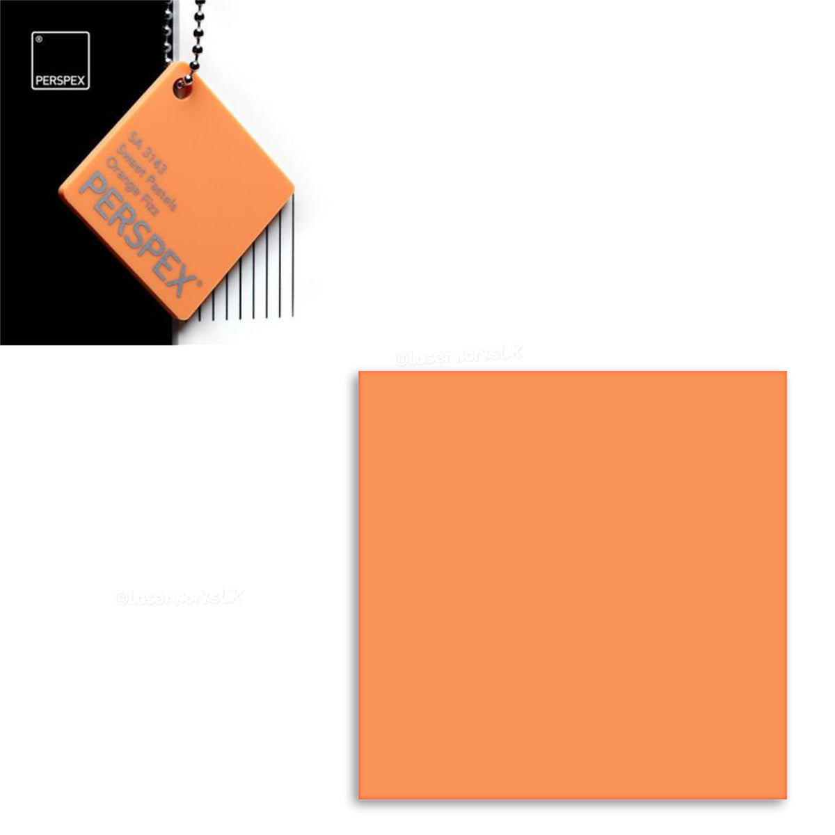Acrylic Square Blanks - (15cm Pack of 3)