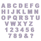 Ariel Bold 10cm Acrylic Letters & Numbers - 40 Different Colours - Laserworksuk