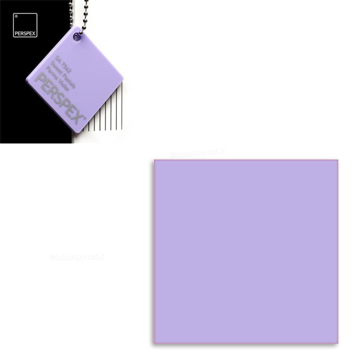 Acrylic Square Blanks - (15cm Pack of 3)