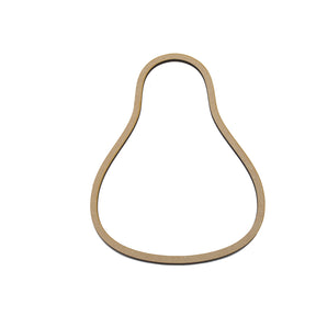 Pear Macrame Outline Shapes - Nursery Decor - LaserworksUK