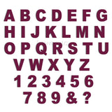 Ariel Bold 6cm Acrylic Letters & Numbers - 40 Different Colours - Laserworksuk