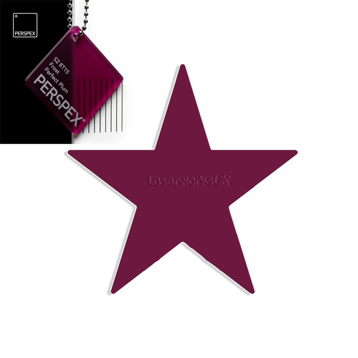 Star Shaped Acrylic Blanks - 25cm