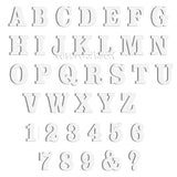 Acrylic 4cm High Letters & Numbers - 40 Colours - Multi Buy Discounts - Laserworksuk