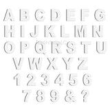 Ariel Bold 10cm Acrylic Letters & Numbers - 40 Different Colours - Laserworksuk