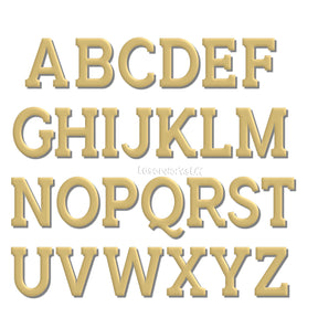 Wooden Large Big Letters Toy Box 2cm - 40cm MDF Alphabet - LaserworksUK