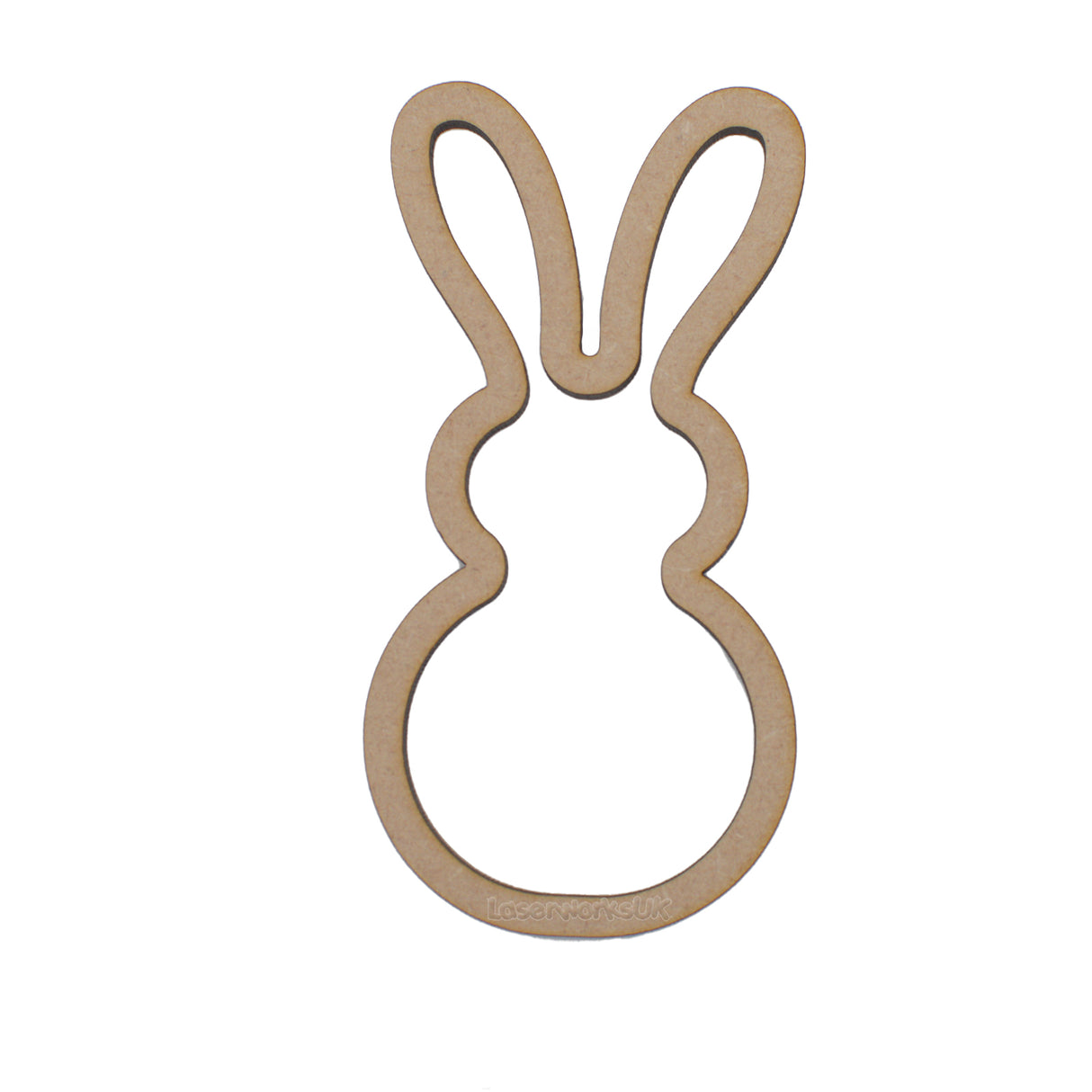 Rabbit Outline Shapes - Bunny Craft Shapes - LaserworksUK