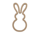 Rabbit Outline Shapes - Bunny Craft Shapes - LaserworksUK