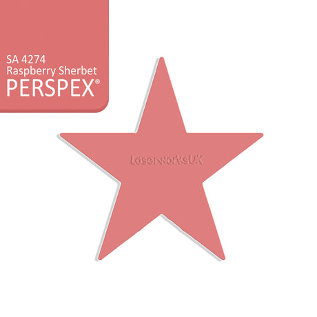 Star Shaped Acrylic Blanks - 25cm - Laserworksuk