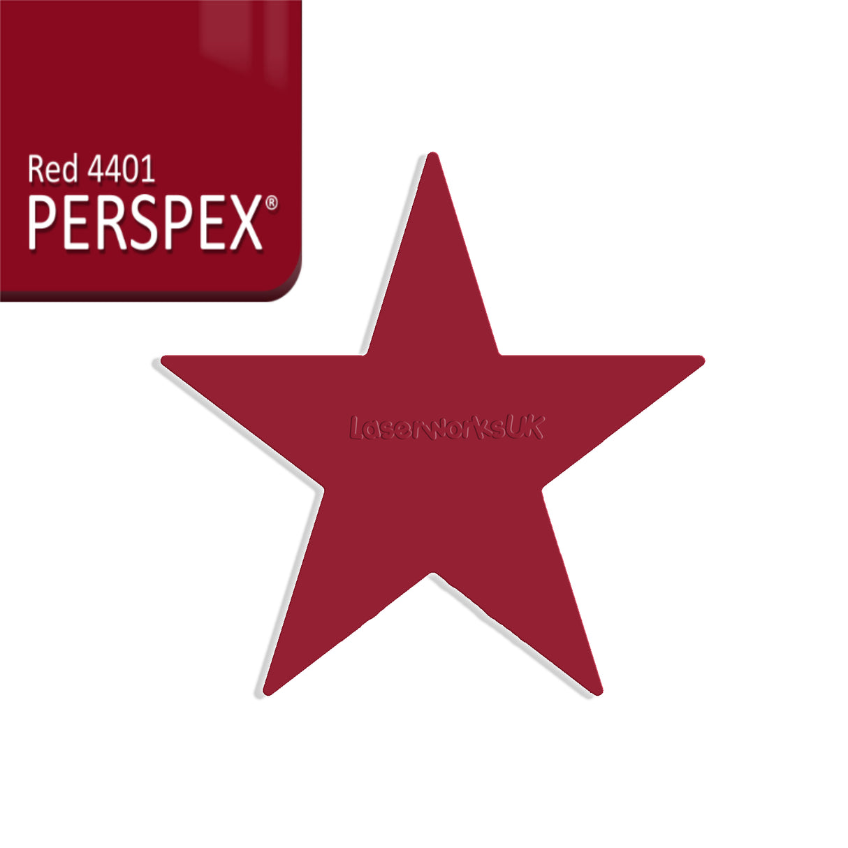 Star Shaped Acrylic Blanks - 25cm