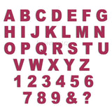 Ariel Bold 10cm Acrylic Letters & Numbers - 40 Different Colours - Laserworksuk