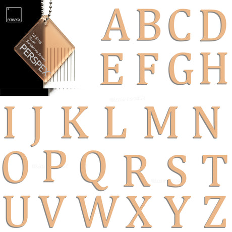Acrylic 3cm High Letters & Numbers - 40 Colours - Multi Buy Discounts - Laserworksuk