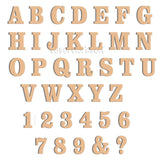 Acrylic 4cm High Letters & Numbers - 40 Colours - Multi Buy Discounts - Laserworksuk