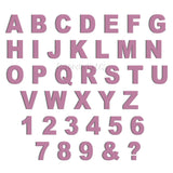 Ariel Bold 10cm Acrylic Letters & Numbers - 40 Different Colours - Laserworksuk
