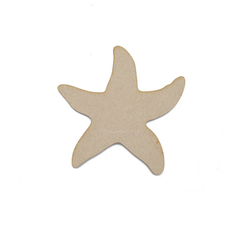 Starfish MDF Craft Shape | Sea Star Aquarium Embellishment - Laserworksuk