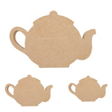 Freestanding Teapot - 18mm Thick Wooden Shapes - Laserworksuk