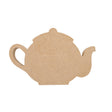 Freestanding Teapot Cup & Mugs - 18mm Thick Wooden Shapes - Laserworksuk