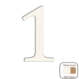 White Engraved Wooden Alphabet Letters - Laserworksuk