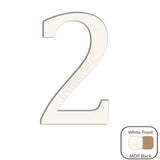 White Engraved Wooden Alphabet Letters - Laserworksuk