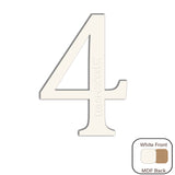White Engraved Wooden Alphabet Letters - Laserworksuk