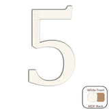 White Engraved Wooden Alphabet Letters - Laserworksuk