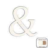 White Engraved Wooden Alphabet Letters - Laserworksuk