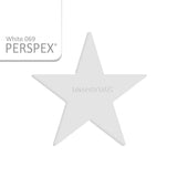 Star Shaped Acrylic Blanks - 25cm
