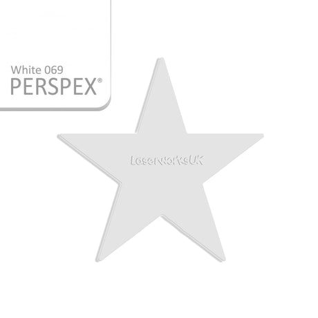 Star Shaped Acrylic Blanks - 25cm - Laserworksuk