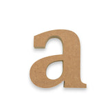 Lowercase Wooden Letters & Numbers - 18mm Thick - 8cm - 50cm High - LaserworksUK