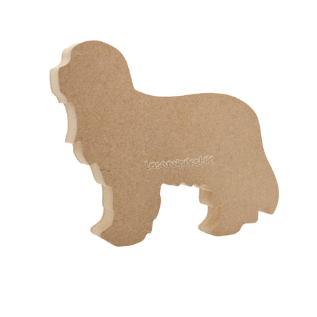 Freestanding Bearded Collie Dog Shapes - Laserworksuk