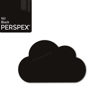 Cast Acrylic Cloud Shapes - Nursery Blanks (20cm Pack of 1) - Laserworksuk