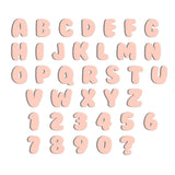 Acrylic Bubble Font - 10cm High Letters & Numbers - 40+ Colours - Laserworksuk