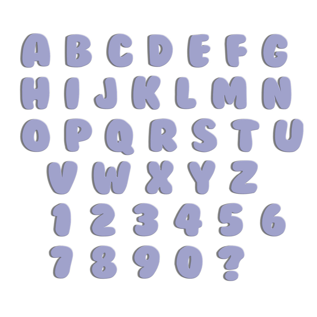 Acrylic Bubble Font - 10cm High Letters & Numbers - 40+ Colours - Laserworksuk