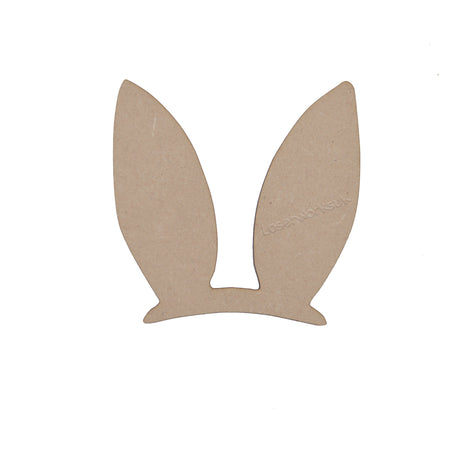 Bunny Ears - Kids Wooden Rabbit Craft Shapes - LaserworksUK