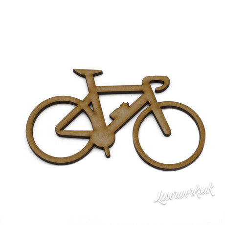 Wooden Bicycle Craft Shapes - Laserworksuk