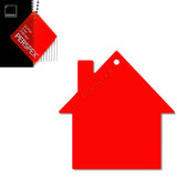 Acrylic New Home Keyring - Acrylic House Blank - Laserworksuk