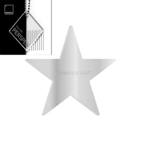Star Shaped Acrylic Blanks - 25cm - Laserworksuk
