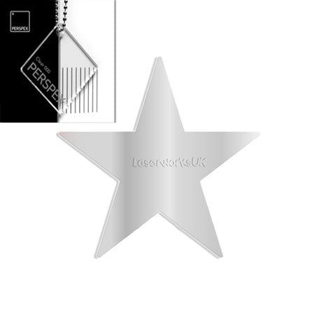 Star Shaped Acrylic Blanks - 25cm - Laserworksuk