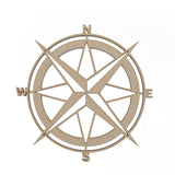 Wooden Compass Craft Shapes - Ships Boat Compass Wheel - LaserworksUK