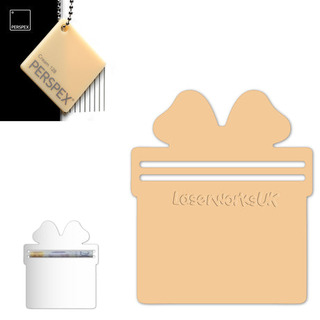 Acrylic Present Money Holder (Pack of 5) - Laserworksuk