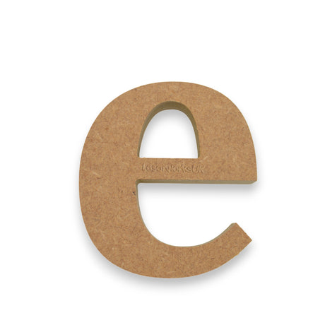 Lowercase Wooden Letters & Numbers - 18mm Thick - 8cm - 50cm High - LaserworksUK