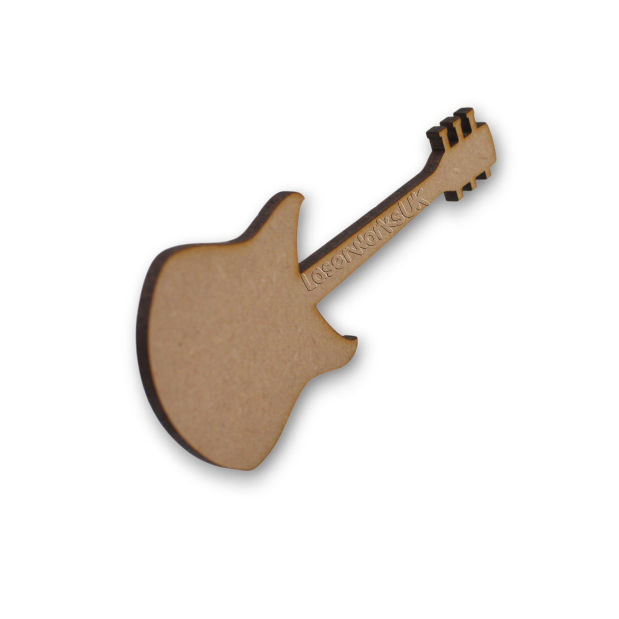 Guitar MDF craft shapes - 3mm Thick - LaserworksUK