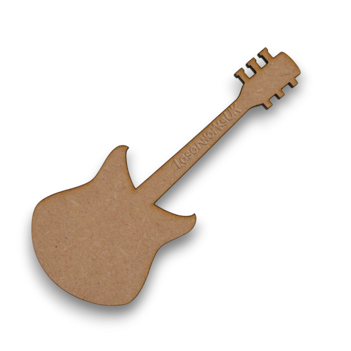 Guitar MDF craft shapes - 3mm Thick - LaserworksUK