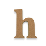 Lowercase Wooden Letters & Numbers - 18mm Thick - 8cm - 50cm High - LaserworksUK