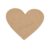 Mixed Craft Shapes - 3mm Medite MDF Embellishments - Laserworksuk