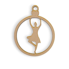 Highland Dancer Christmas Tree Bauble - Dance Keepsake - LaserworksUK